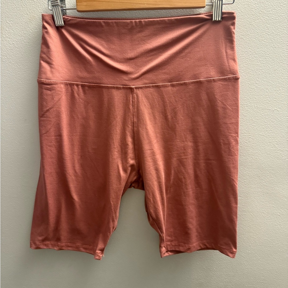 Women'sl Large/XL Blush Pink Soft Bike Shorts